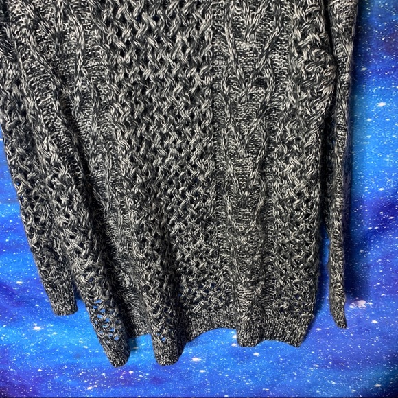 Foreign Exchange- Oversized Sheer Knit Sweater S - Picture 6 of 10